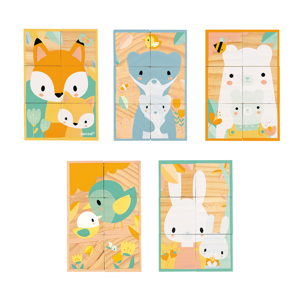 pure vassoio 6 cubi puzzle