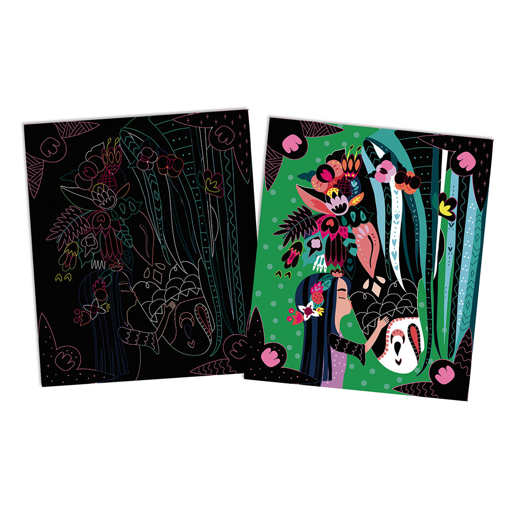 scratch art cavalli e unicorni