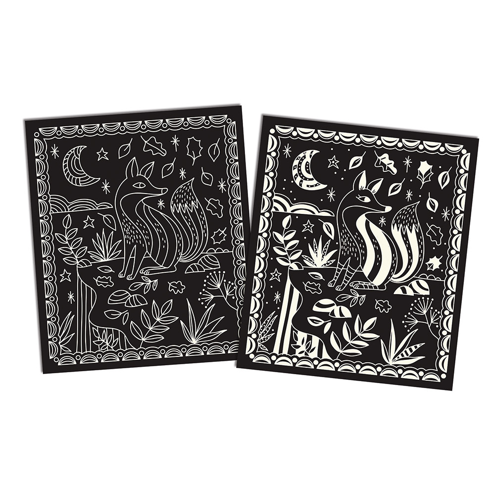 scratch art fosforescente