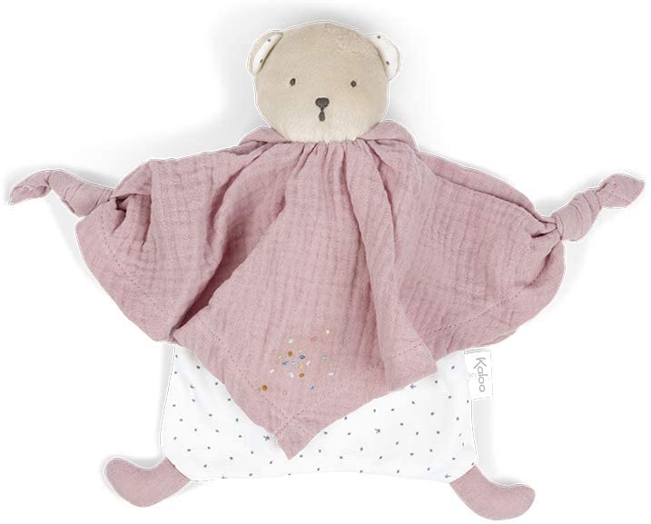 orso in cotone bio rosa