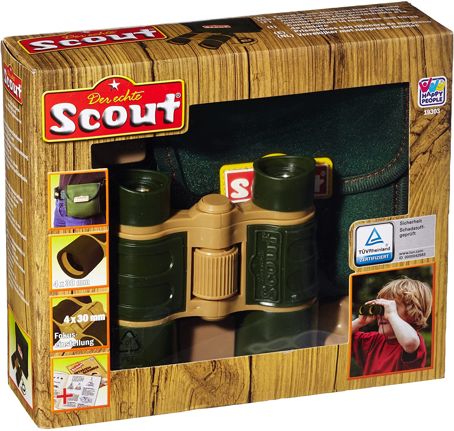 Binocolo Scout con custodia in neoprene