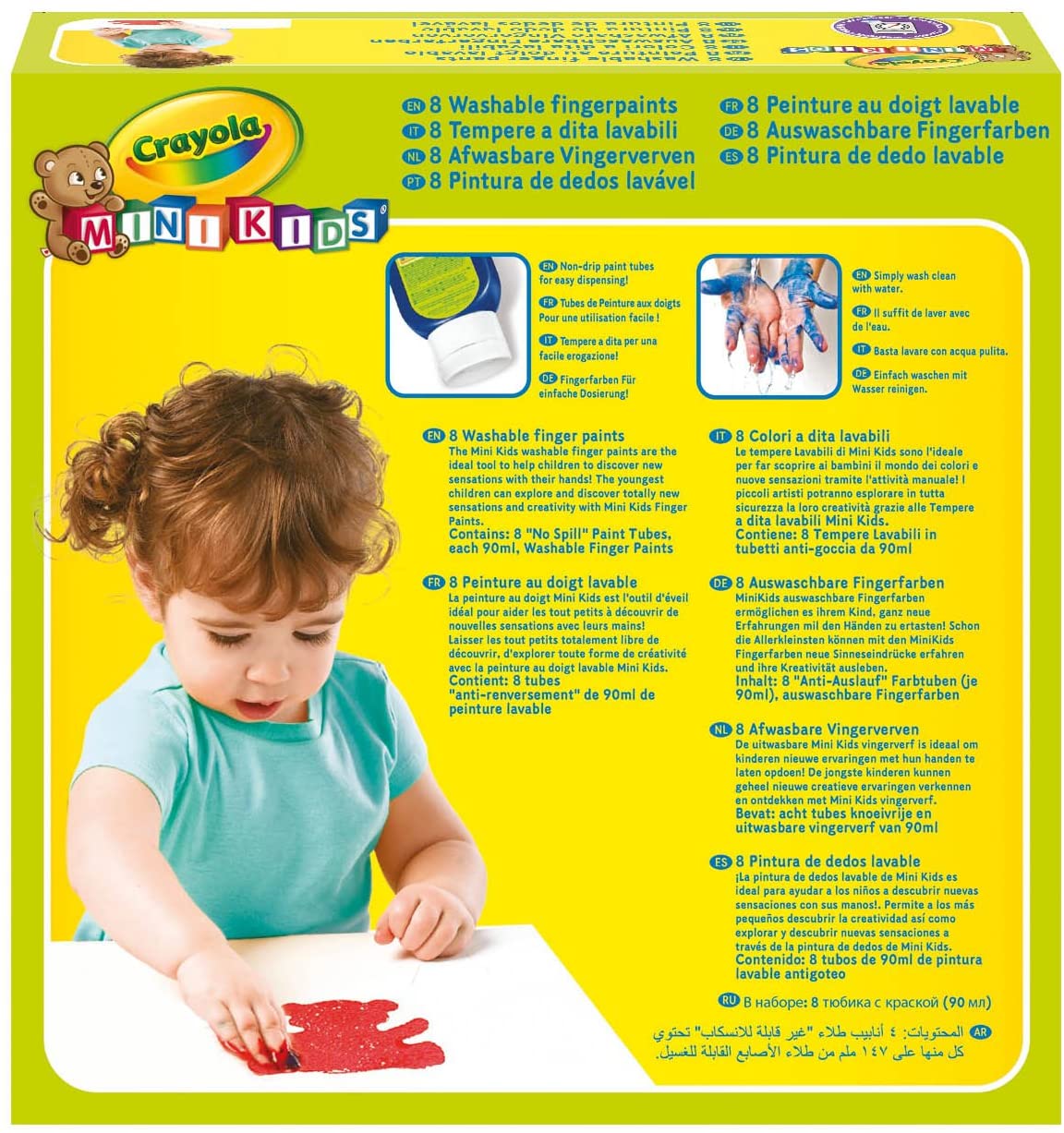 set pittura a dita mini kids