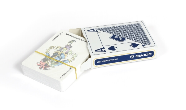 carte poker Copag Plastik blu