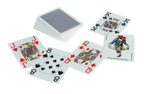 carte poker Copag Plastik blu