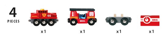 treno dei pompieri