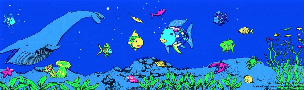 Lanterna Magica Pesce Arcobaleno - Bianca