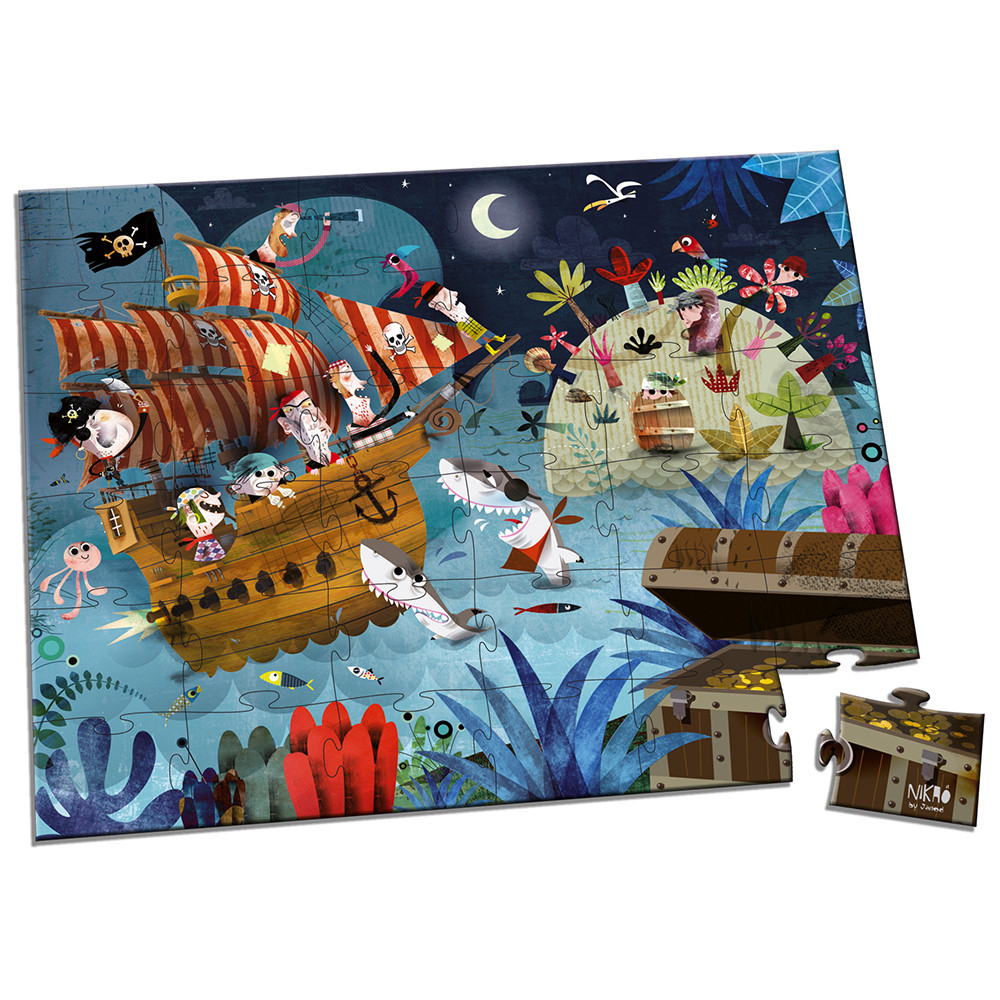 La caccia al tesoro puzzle 36 pezzi