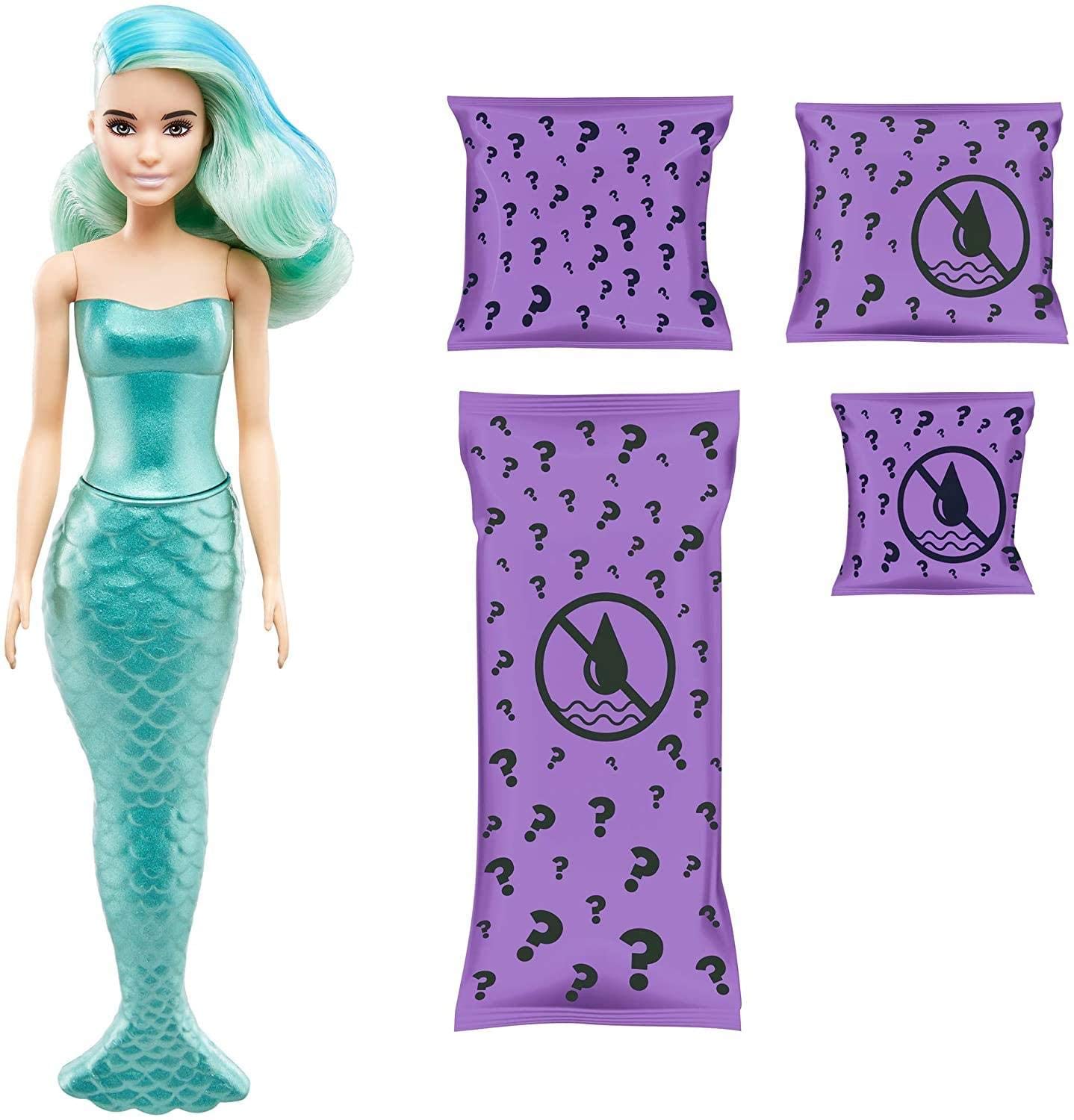 Barbie sirena color reveal