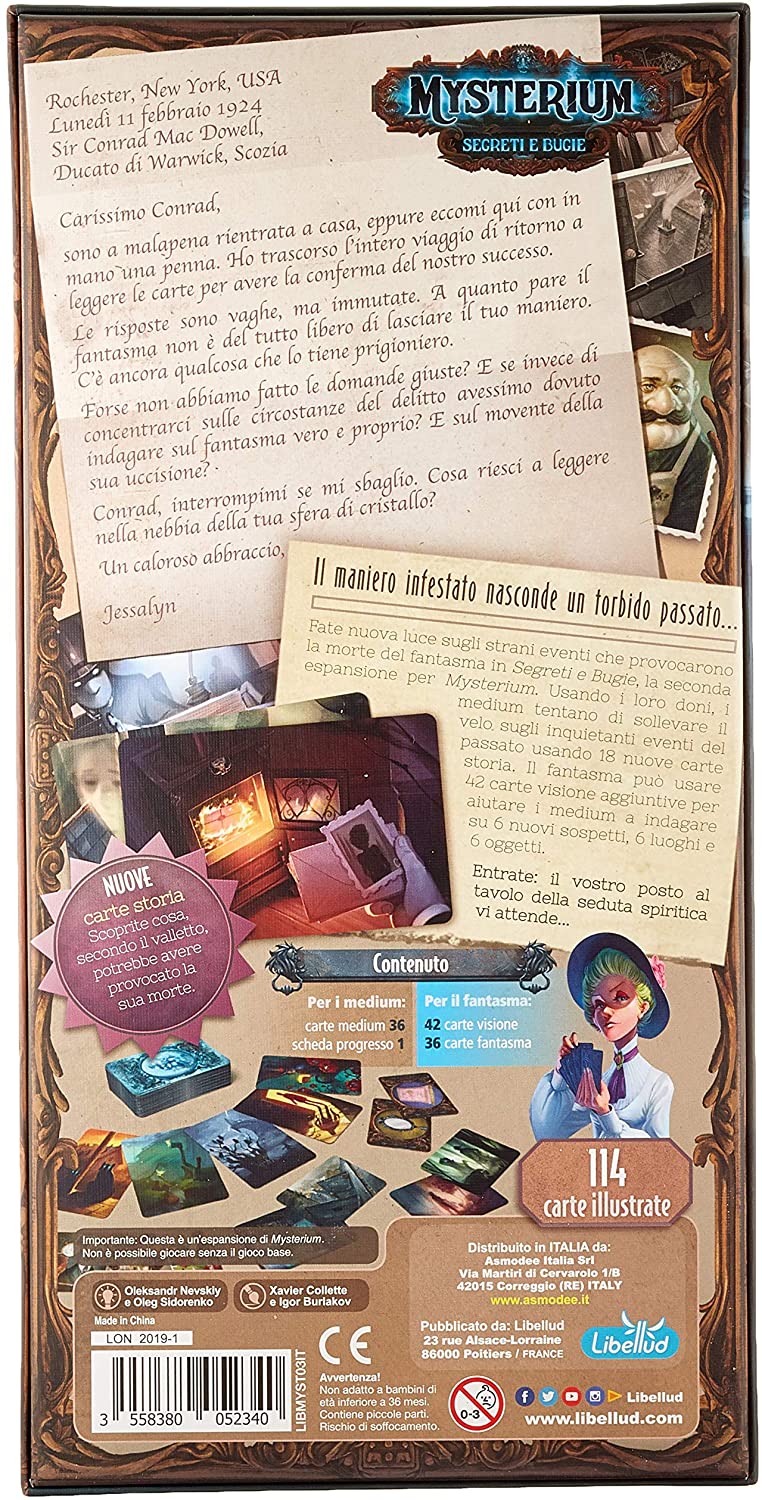 Mysterium Segreti e bugie espansione