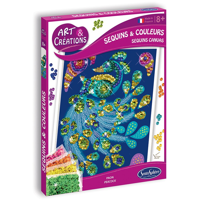 Pavone paillettes &amp; colori