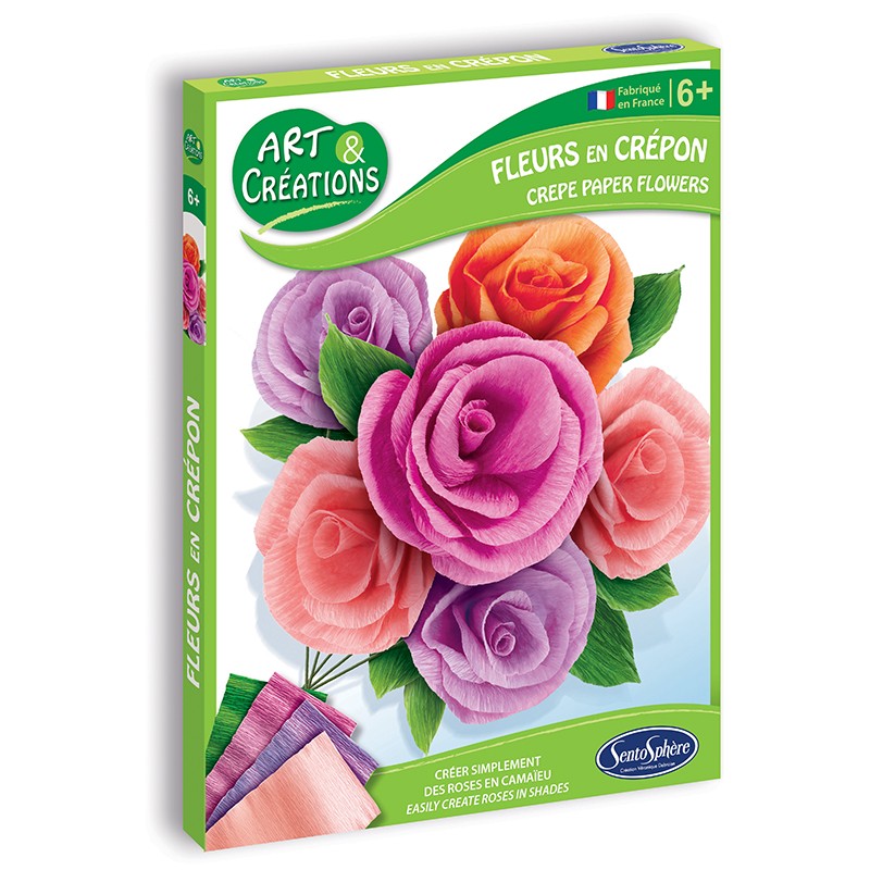 Crea rose di carta crespa