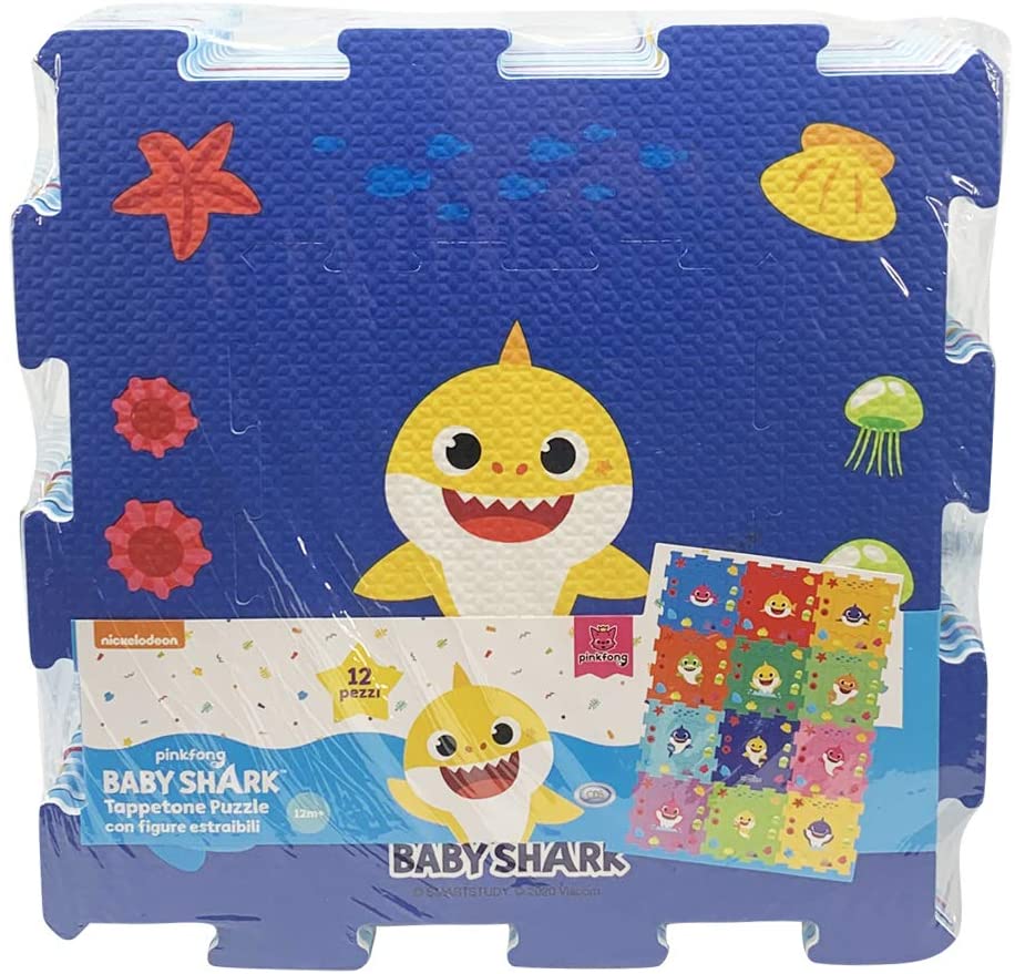 tappeto puzzle 12 pz baby shark