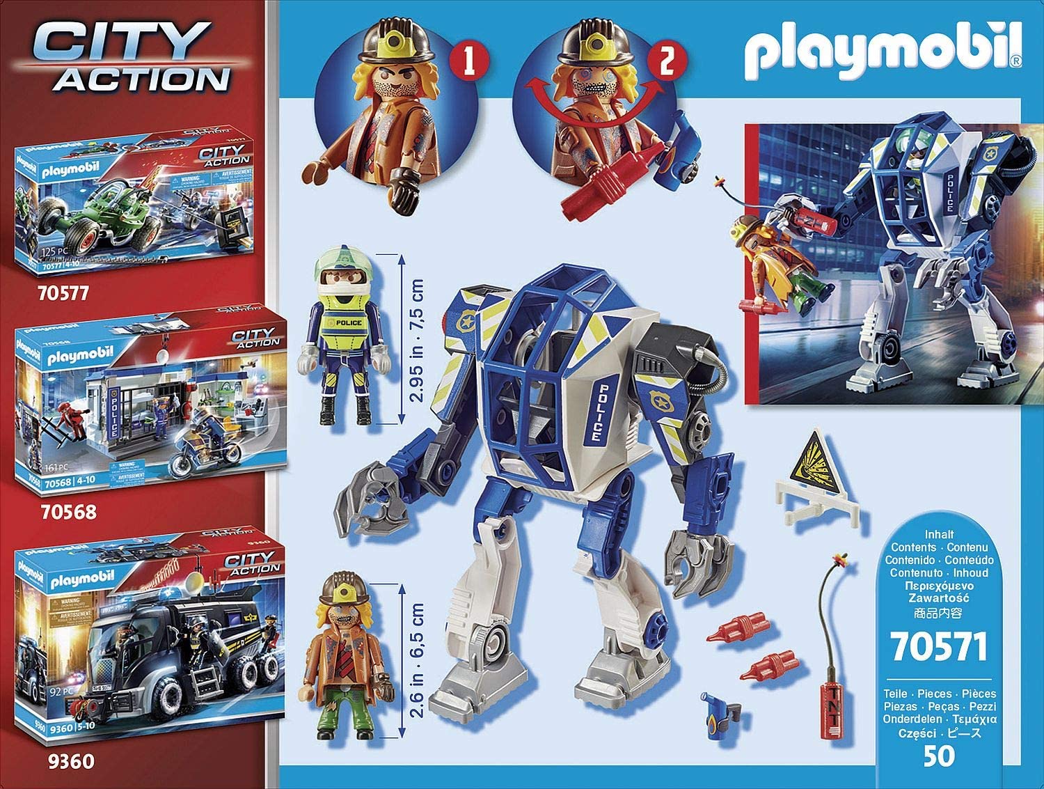 robot e polizia e bandito
