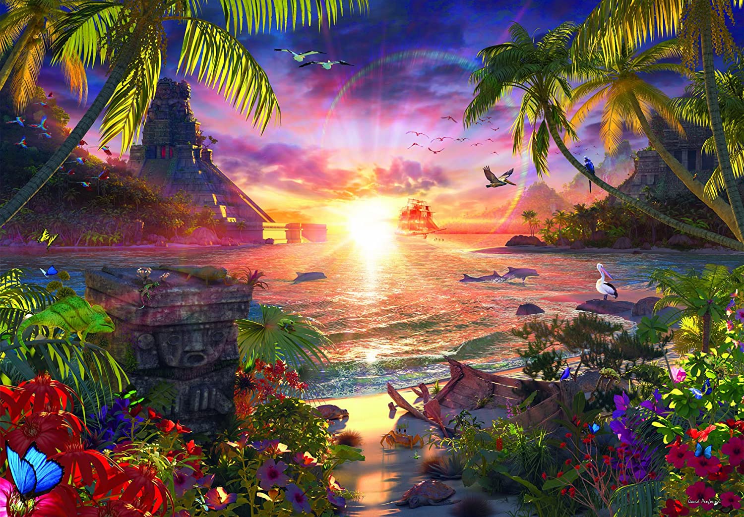Tramonto paradisiaco 18000pz