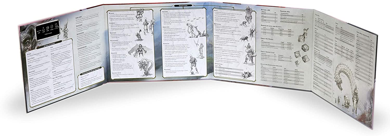 Dungeon and Dragons Schermo del dungeon master 5° Edizione