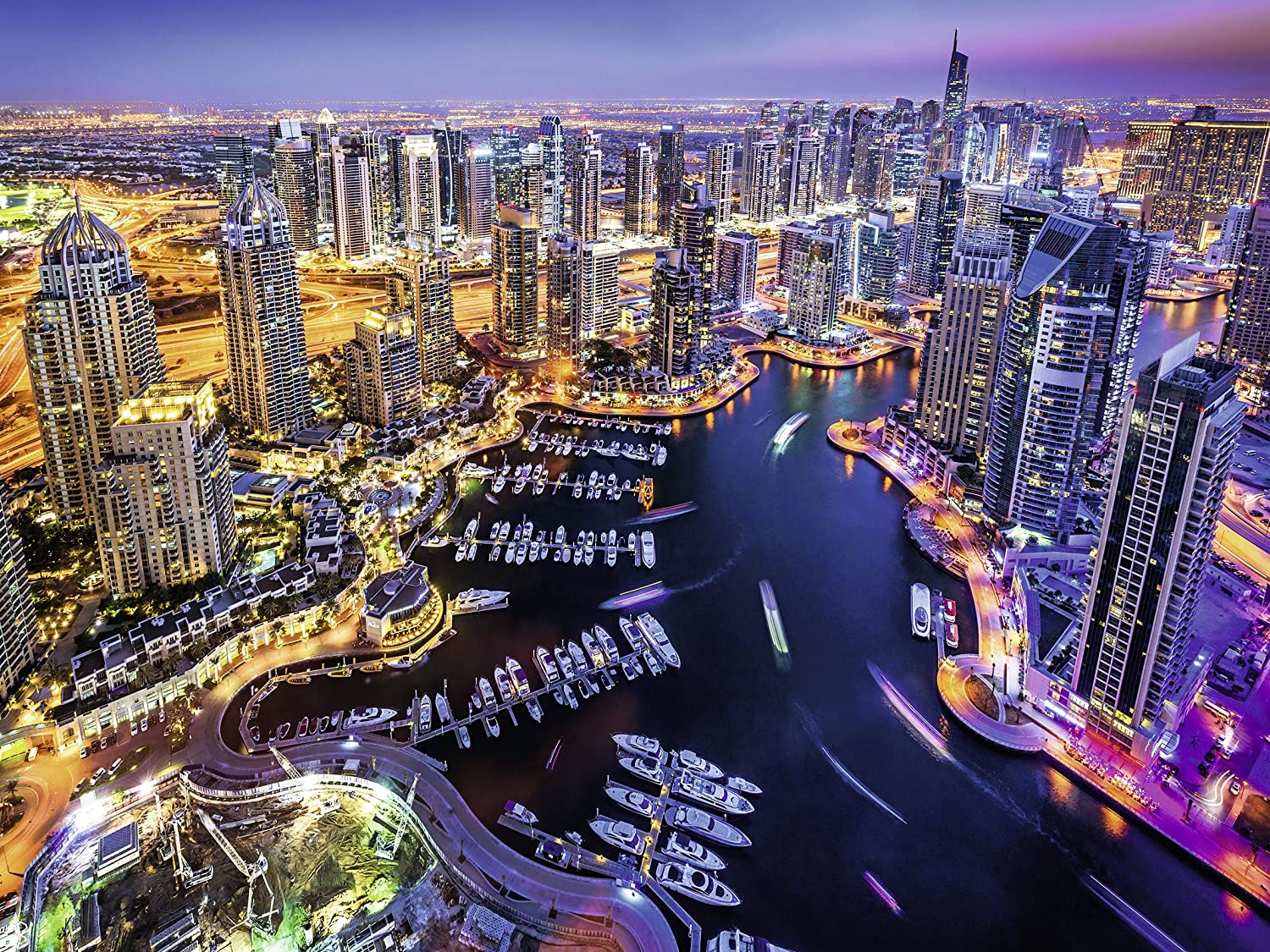 Dubai nel golfo Persico 1500 pezzi