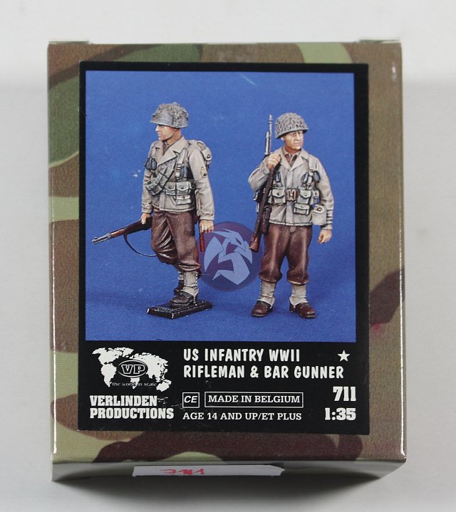 2 fucilieri usa wwII gm 1/35 verlinden