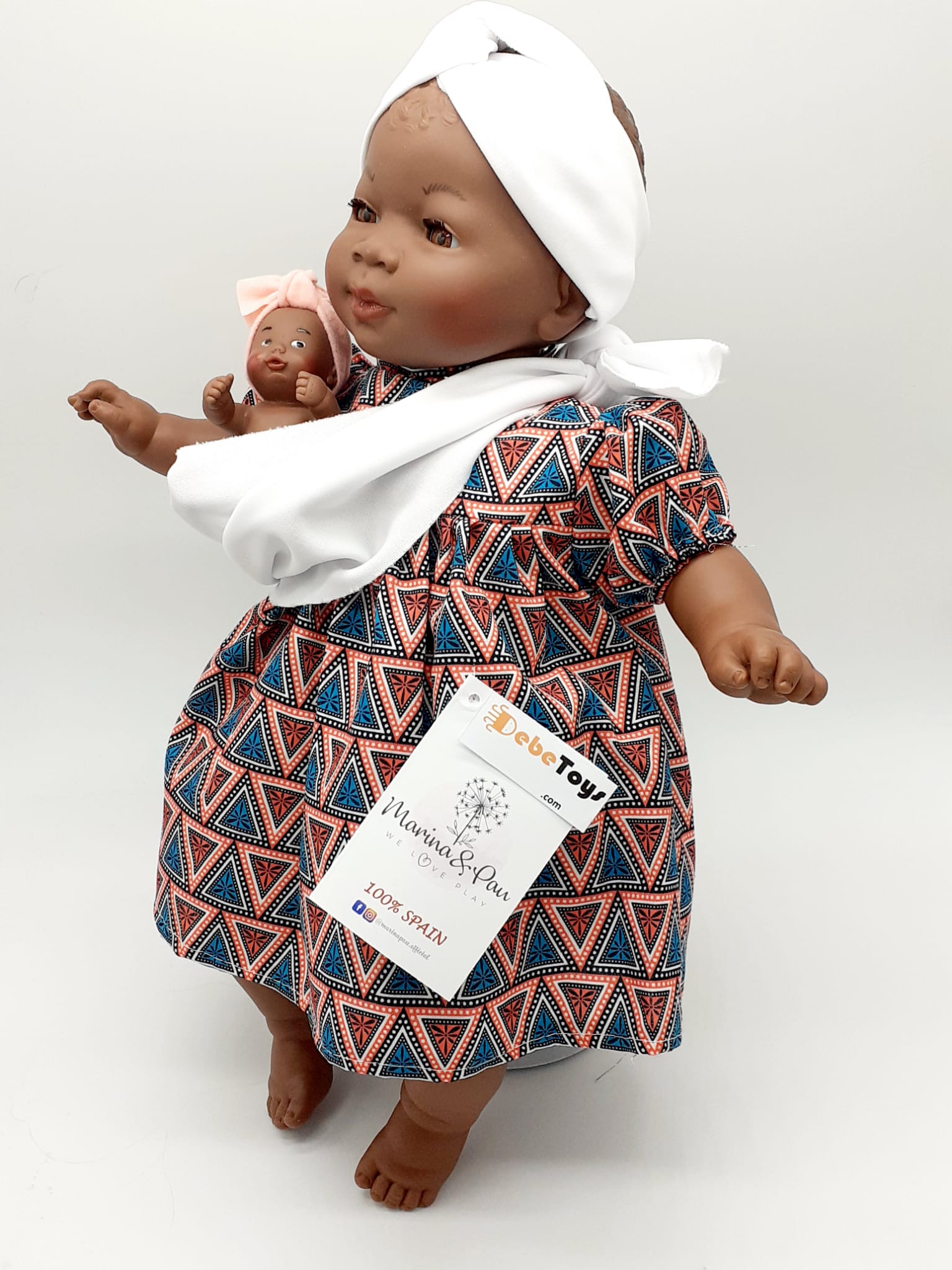 Bambola etnica Maria con bebe