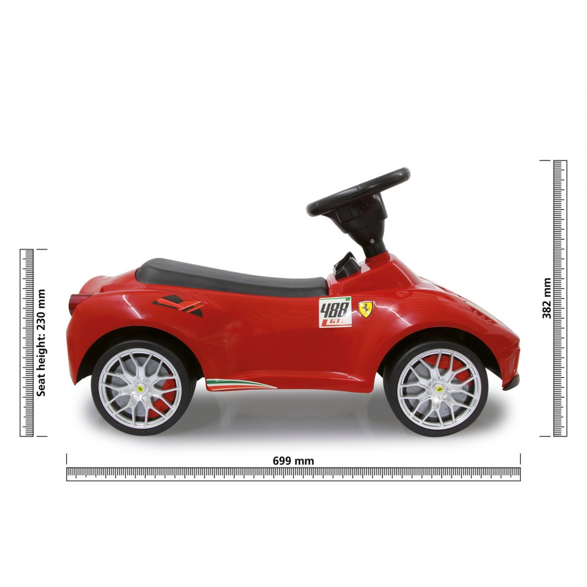 Ferrari 488 rossa primi passi