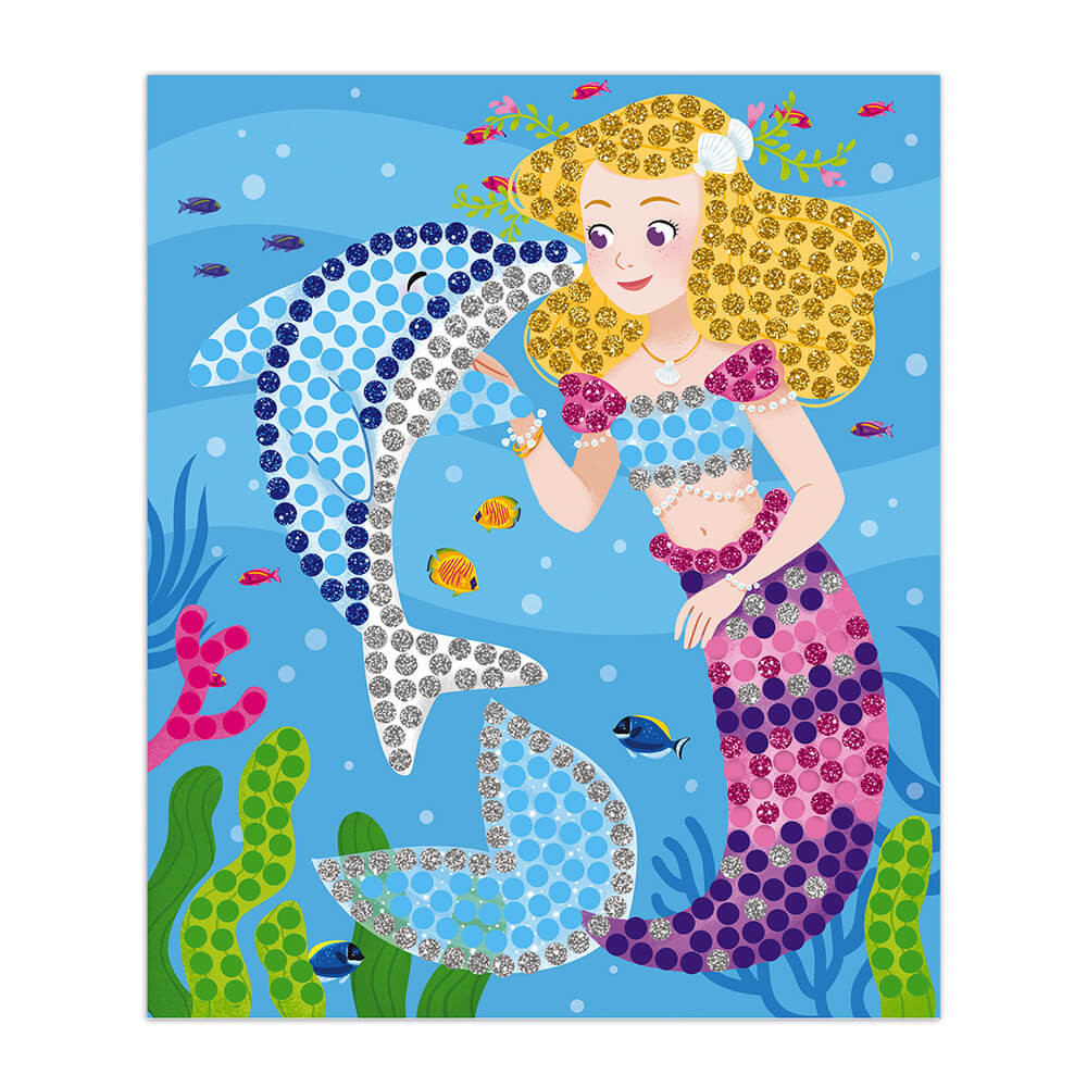 Mosaici delfini e sirene