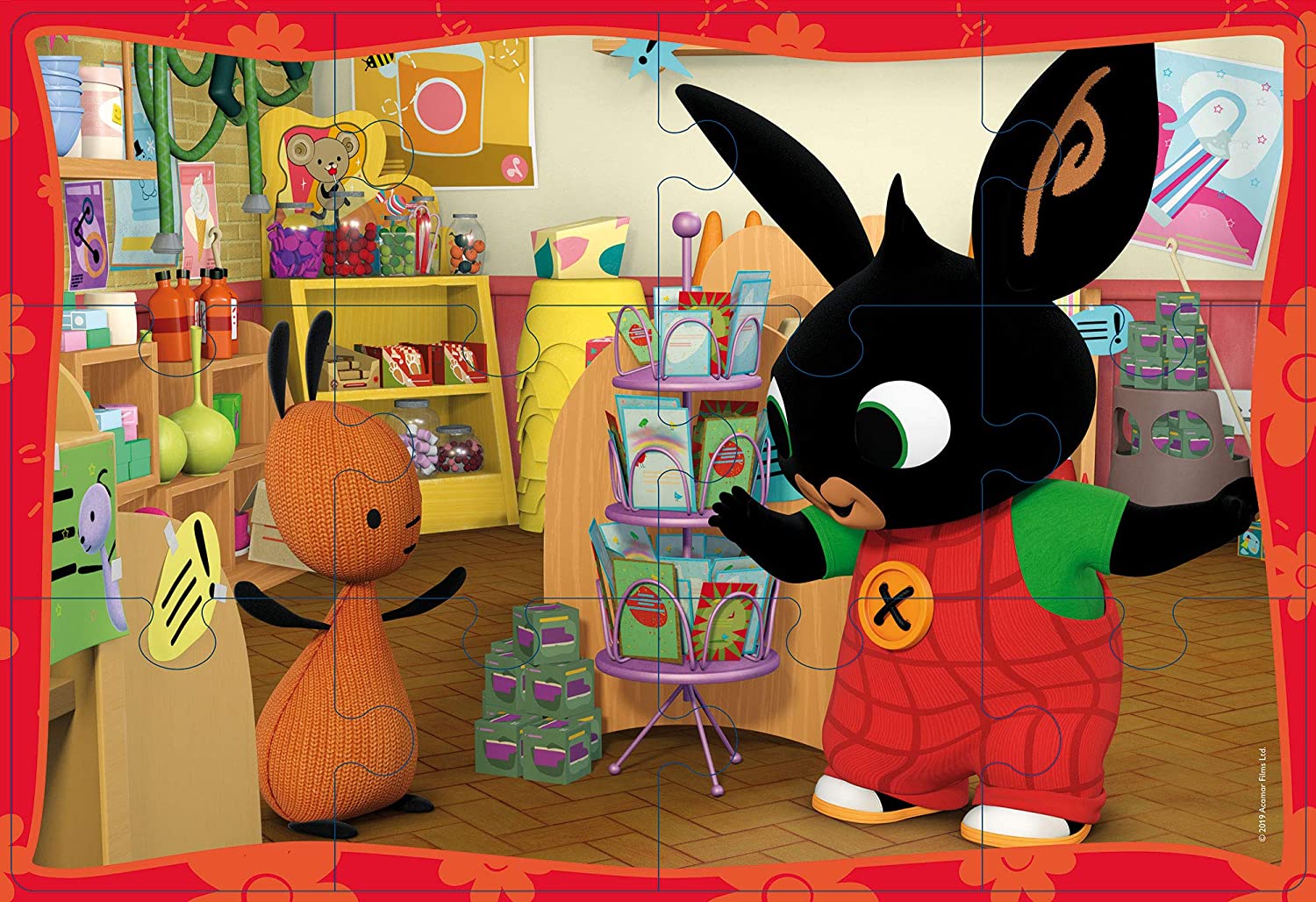 puzzle maxi 2x12pz bing a scuola