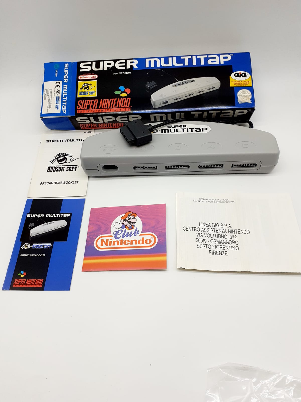 Super Multitap super nintendo pal