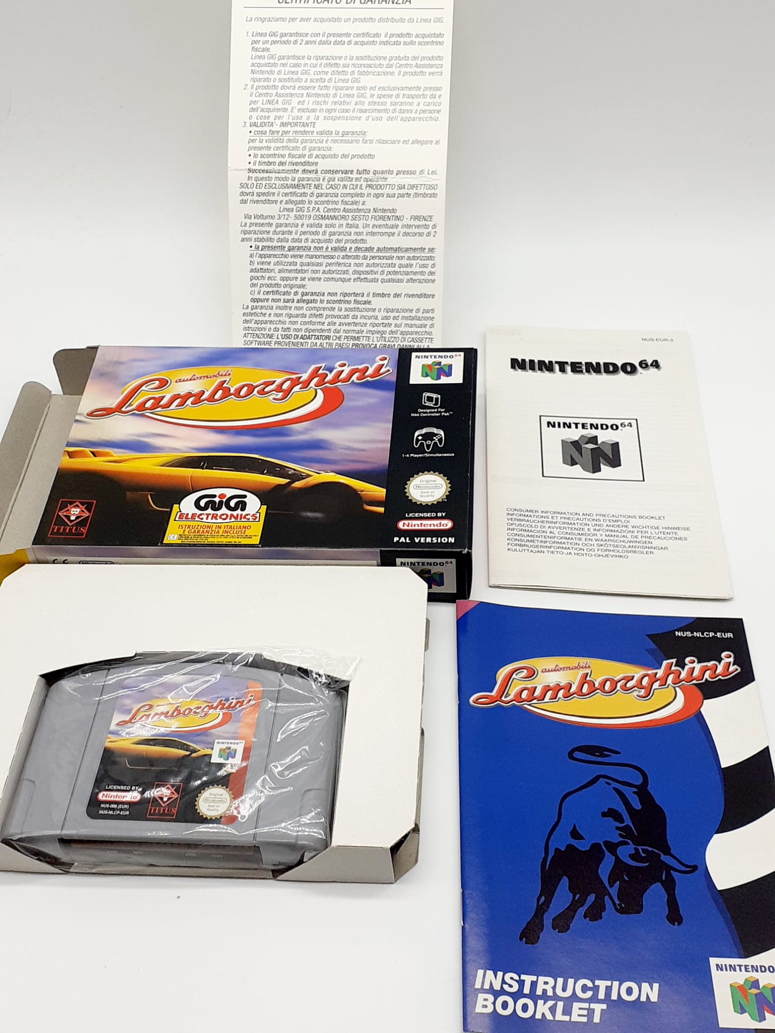 Automobili Lamborghini per nintendo 64