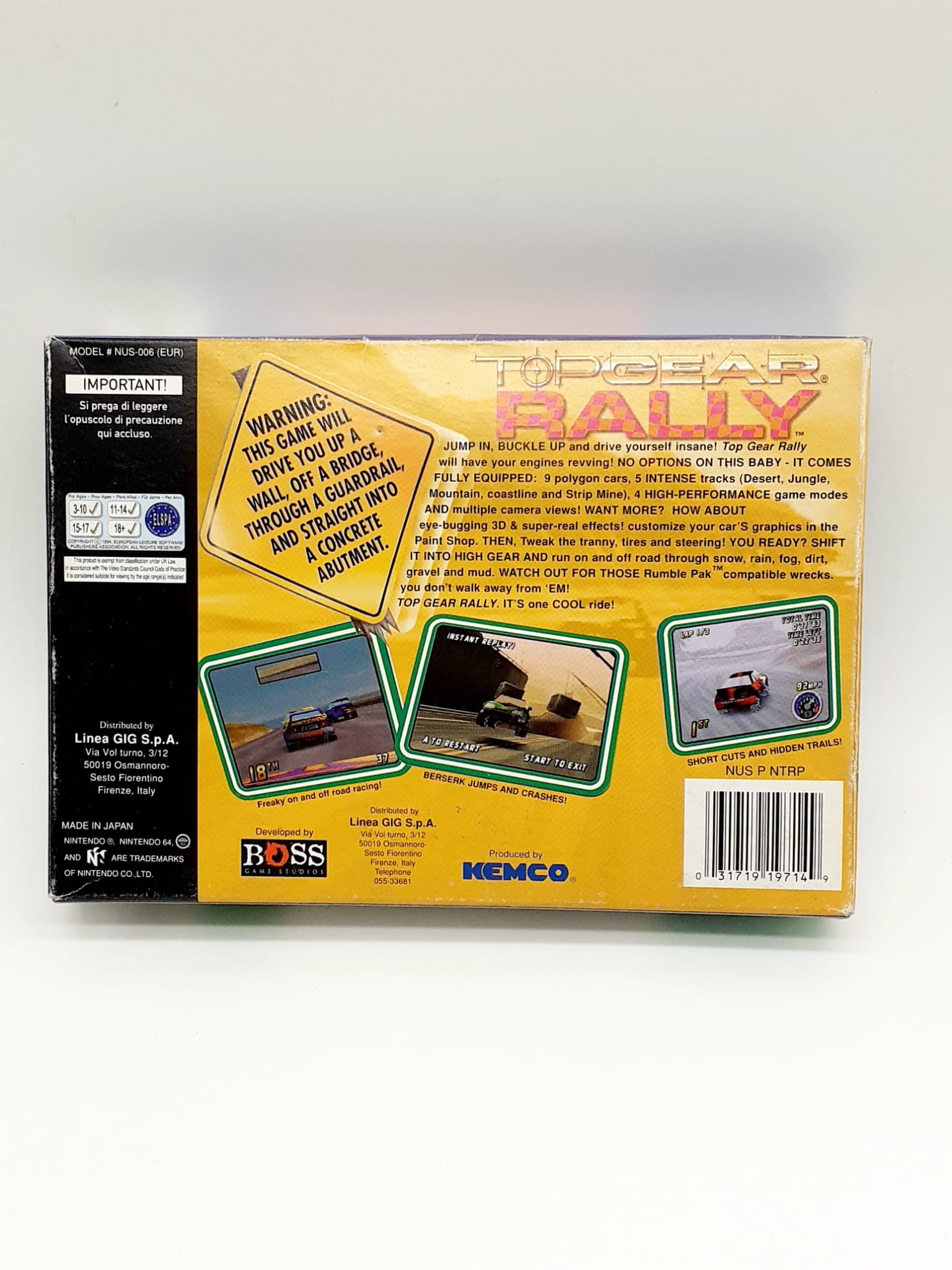 Top Gear Rally per nintendo 64 pal