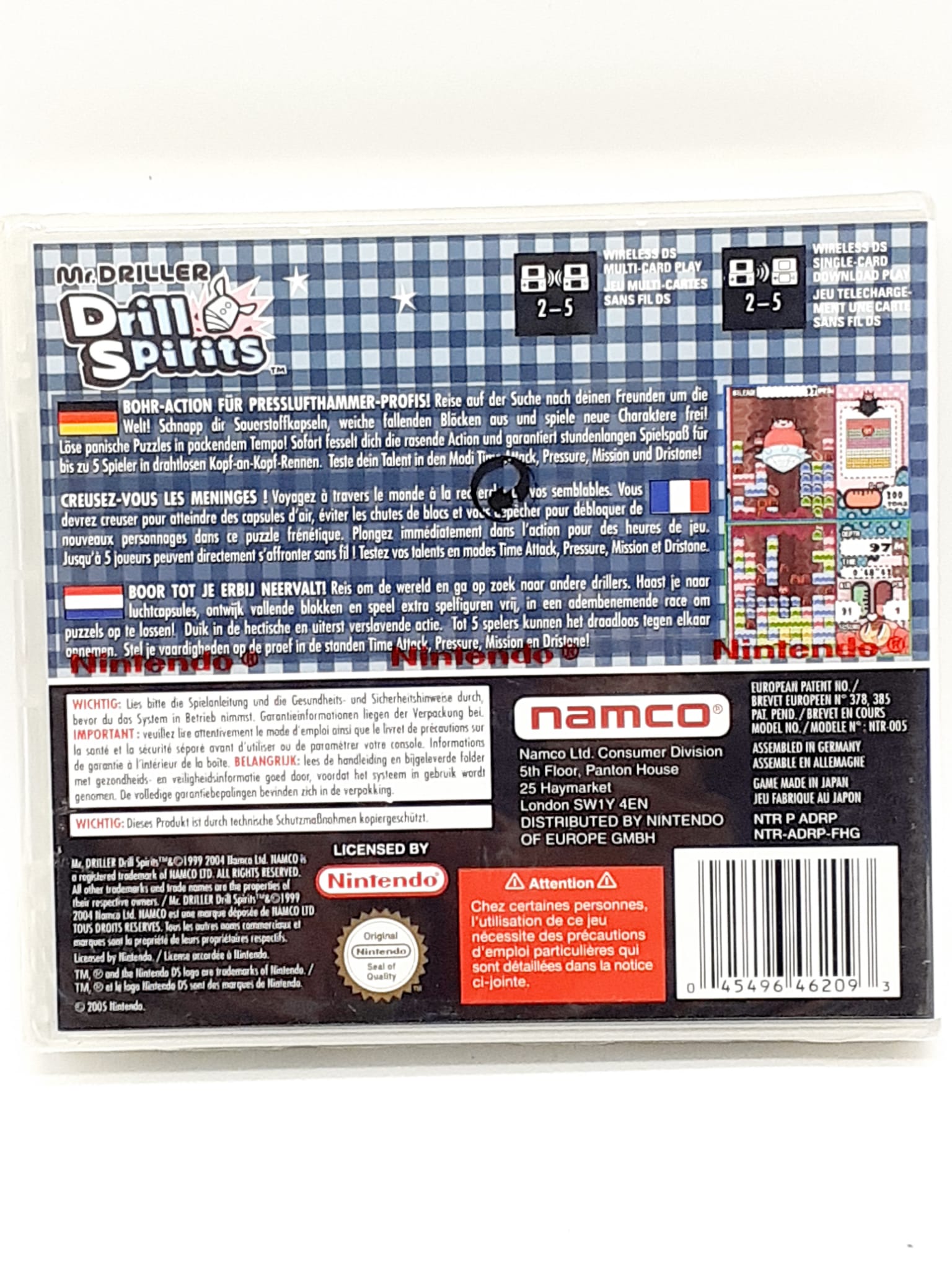 Mr.driller Drill Spirit per nintendo DS