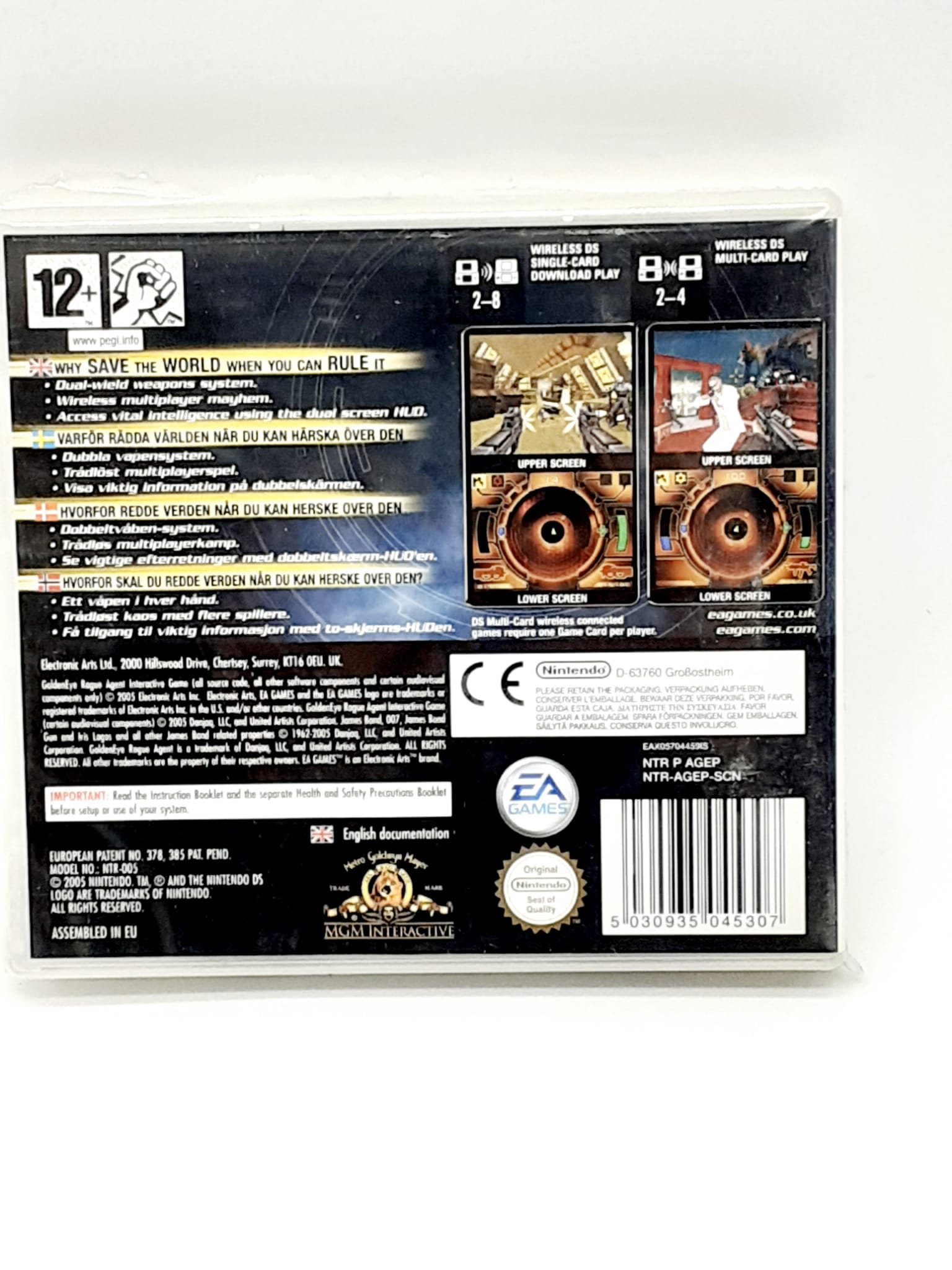 Golden eye Rouge Agent per Nintendo DS