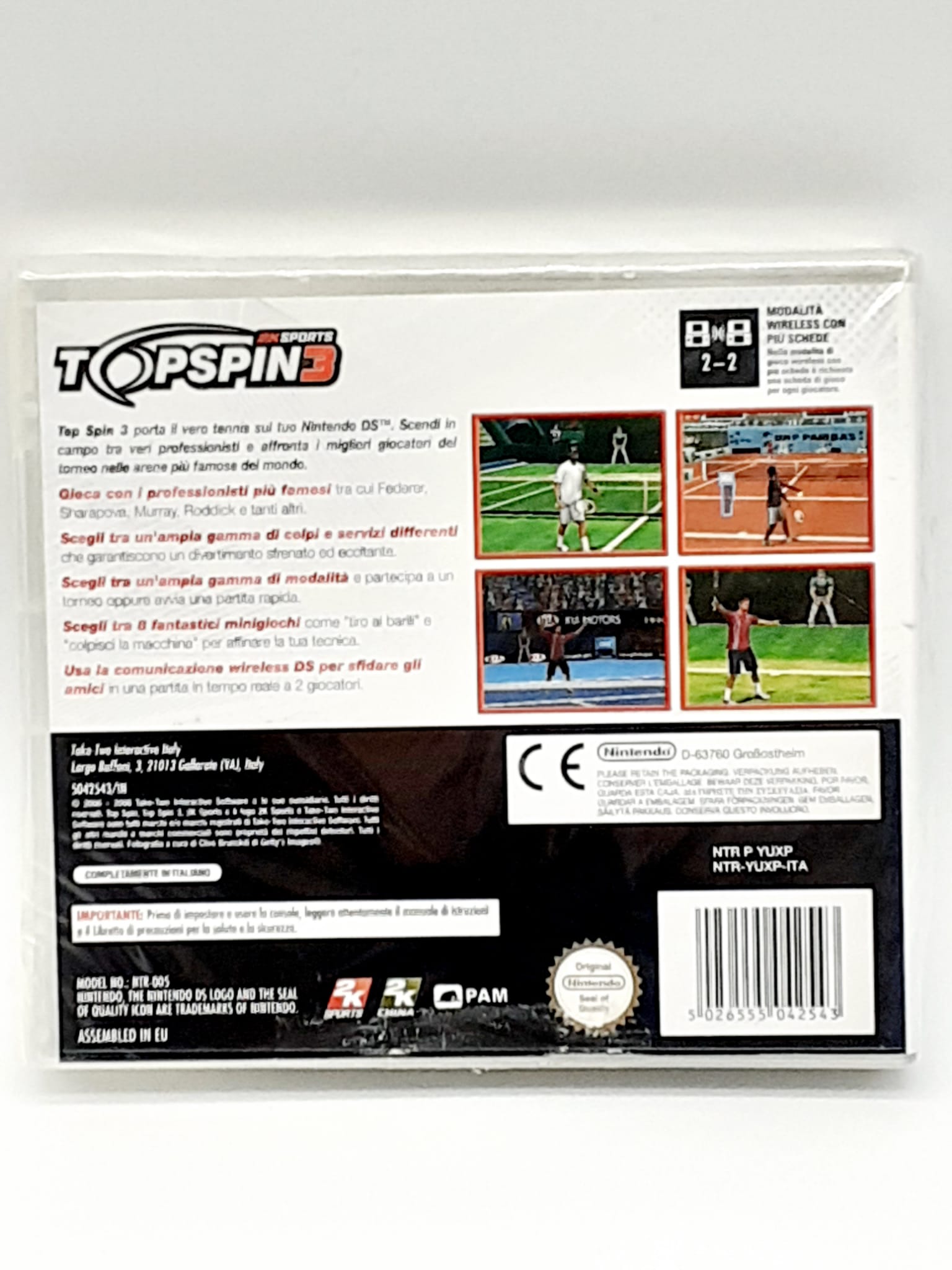 Topspin 3 per Nintendo DS