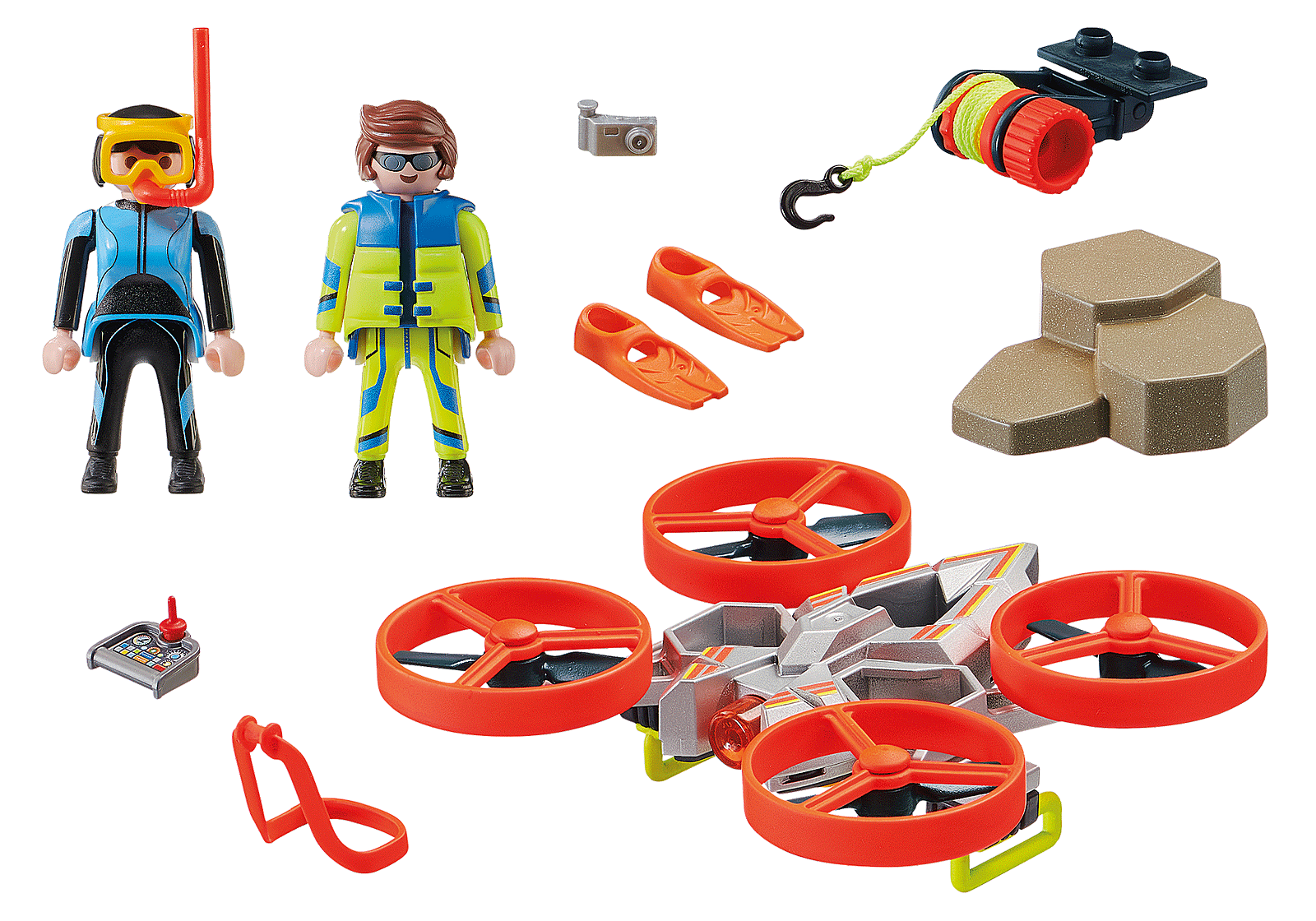 drone di salvataggio della guardia costiera