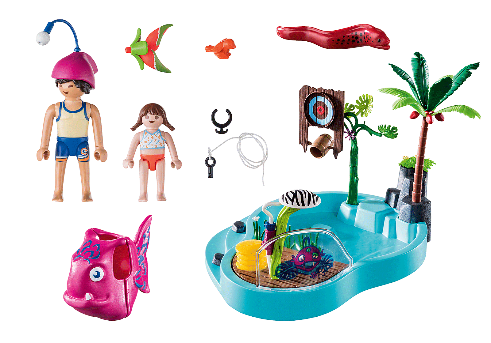 piscina con giochi d'acqua