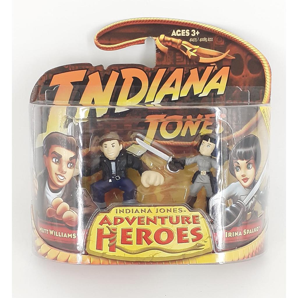 coppia di personaggi Adventure Heroes Indiana Jones