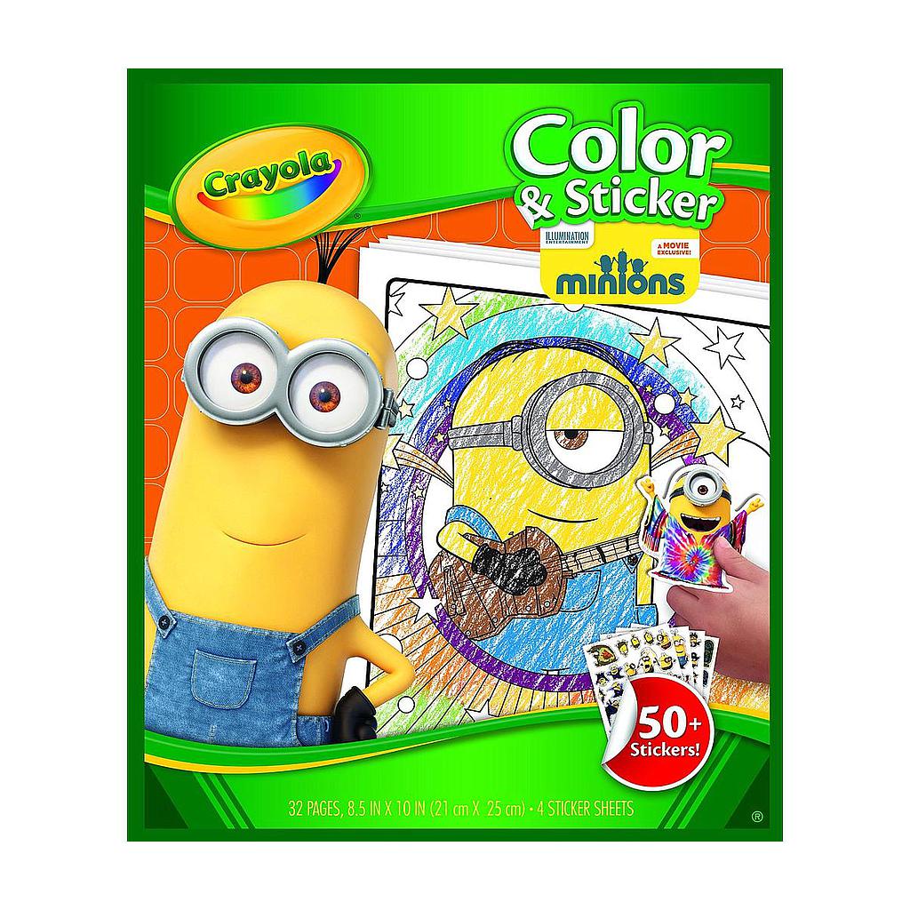 color e stickers minion