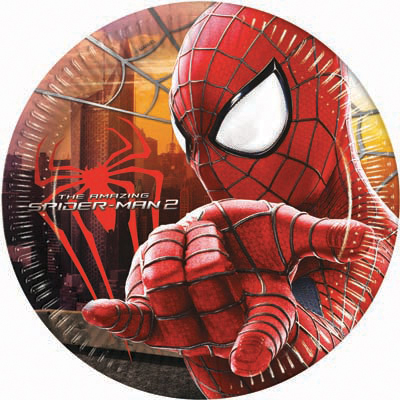 Piatto 20 cm The Amazing Spiderman 2 8 pz
