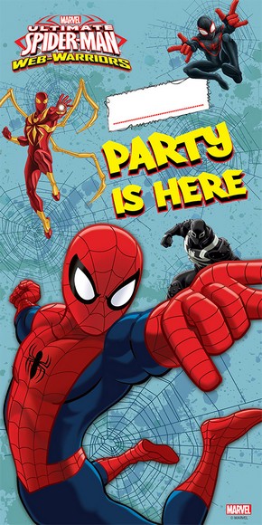 festone da porta spiderman