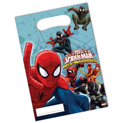 bustina party spiderman 