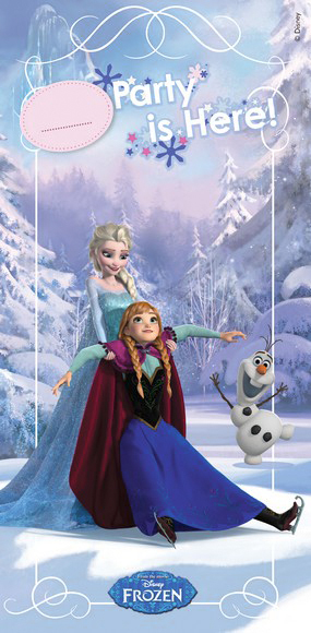 Festone per porta Frozen Ice Skating 1 pz