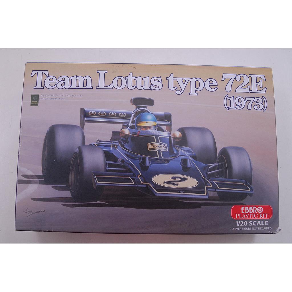 Team lotus type 72E (1973) Scala 1/20