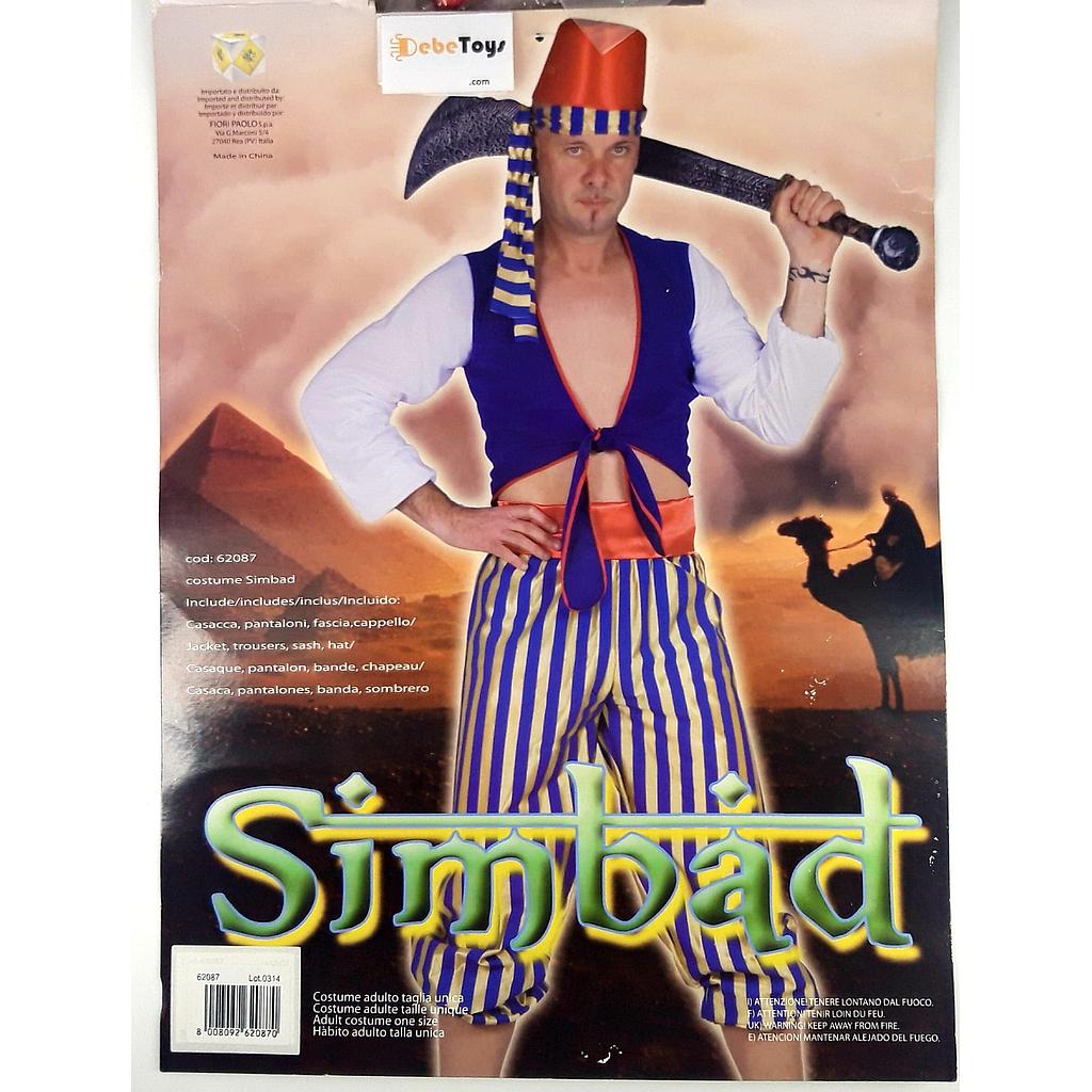 Costume Simbad taglia unica