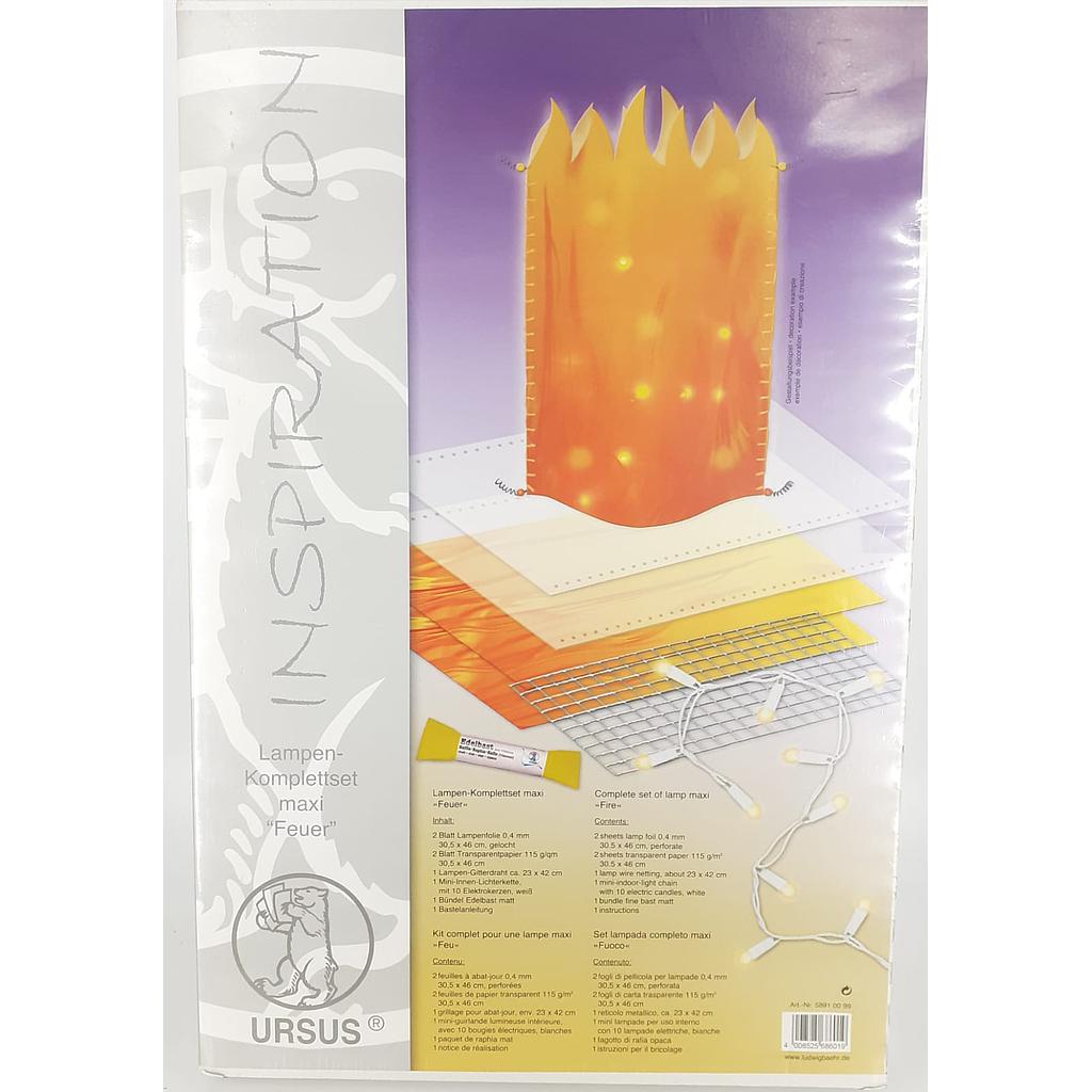 kit per creare lampada &quot;Fuoco&quot;