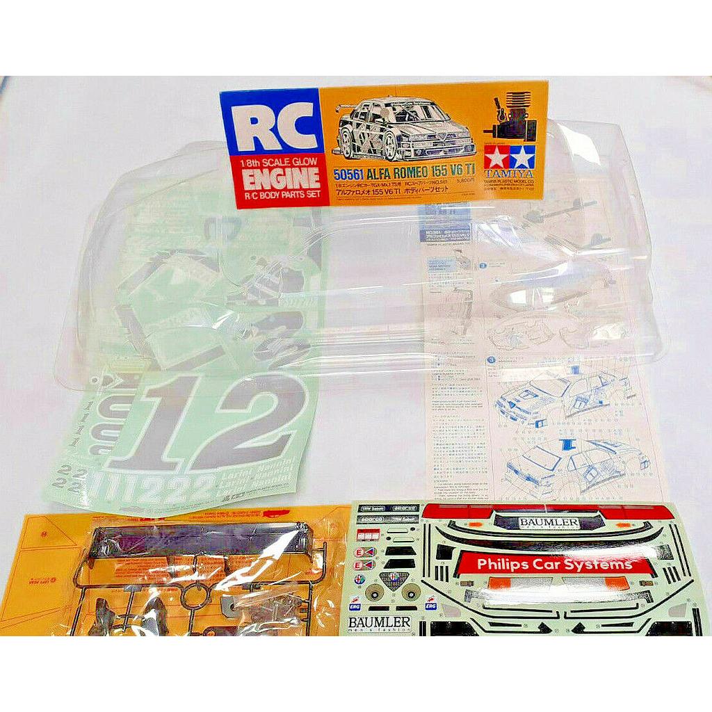 タミヤ TGX 1/8 ボディパーツセット アルファロメオ155V6 50561 Amazon