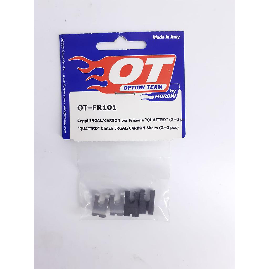 ceppi ergal/carbon per frizione &quot;Quattro&quot; (2+2) Fioroni