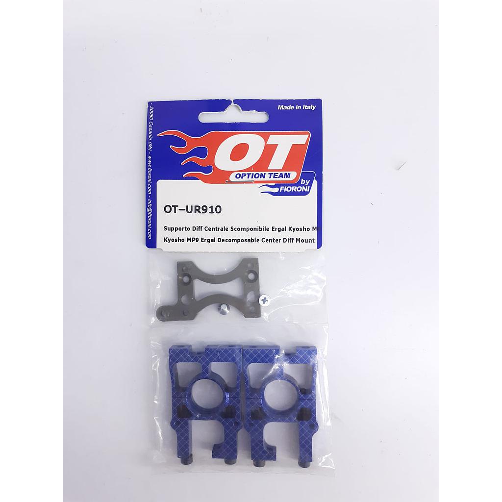 Supporto differenziale centrale scomponibile MP9 Kyosho