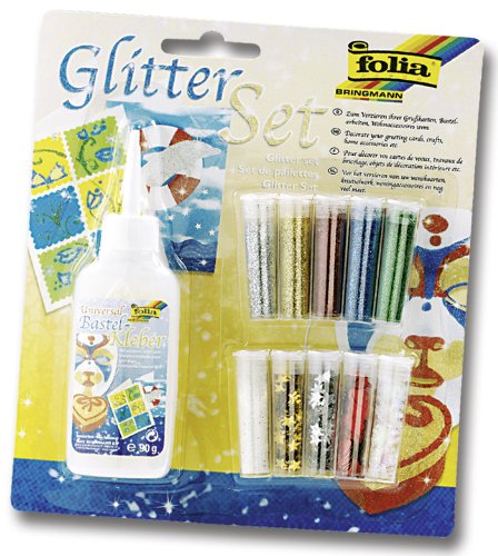 set glitter per decorazioni