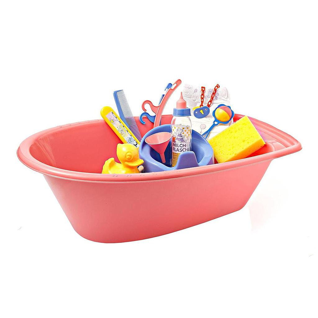 vaschetta bagno bambola con accessori