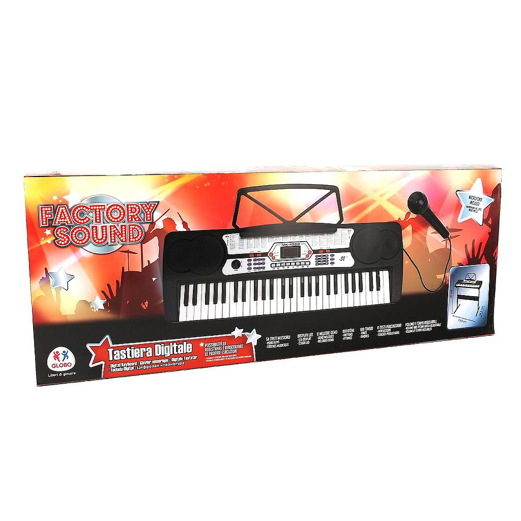 pianola 54 tasti microfono e gambe