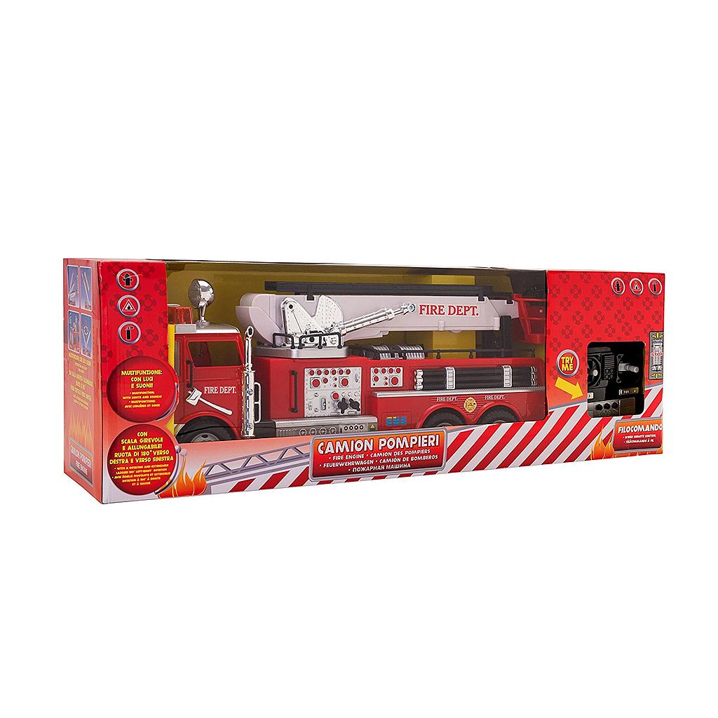 camion pompieri filoguida luci e suoni