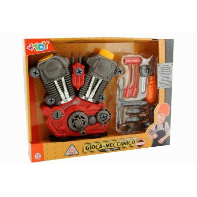 set meccanico motore b/o luci/suoni